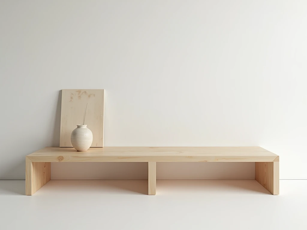 Modern Birch Wooden Stand